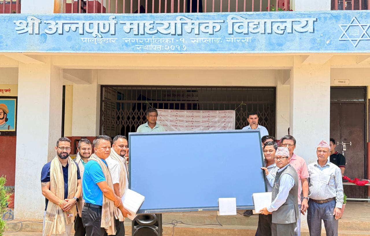 Smart Board Handover by Gandaki Business Center